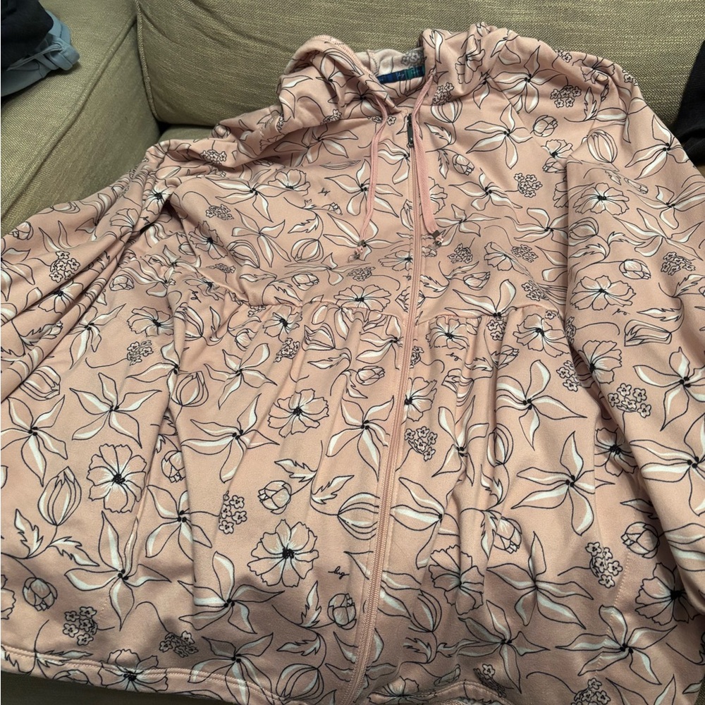 Lug Shimmy Sketch Floral Blush Large NWOT - Picture 2 of 3